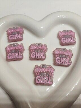 Just A Girl Beads 2 Pcs  Focal Beads Beaded Pen Jewelry Making Crafts Keychain